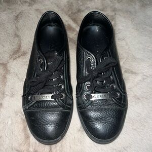 Gucci authentic black sneakers